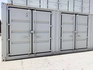 20FT Open Side Shipping Container with Side Door 67 Capacity ISO9001 Certified 25-Year Lifespan