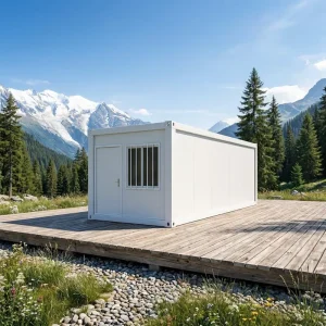 20FT Portable Prefabricated Container House for Worker Camp Emergency Shelter