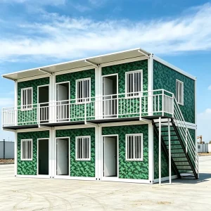 20FT Prefab Container House Fully Furnished Tiny Home Worker Camp Flat Pack Removable Houses