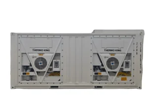 20FT Quick Freeze Reefer Container Dual Units 40°C Rapid Cooling