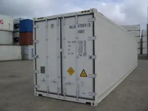 20FT Reefer Container with Cyclopentane Insulation and 25C Internal Temperature