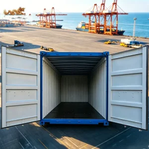 20FT Soft Open Top 20 Feet OT Soft Tarpaulin Roof Shipping Container for Machinery Stone Bulk Cargo Sea Land Transport