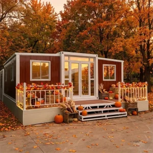 20Ft 40Ft Double-wing Expandable Container House Folding Movable Room Mobile Container Room Sala De Expansion De Doble Ala