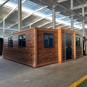 20Ft 40Ft Expandable Container House Prefab Modular Prefabricated Steel Double Wing Tiny Container House