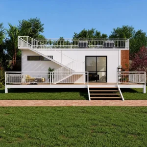 20Ft 40Ft House Container Expandable Prefabricated House 4 Bedroom Two Story Villa 2 Bedroom Prefab House 5-year Warranty
