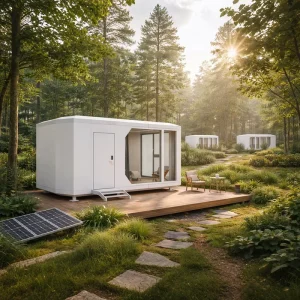20Ft Detachable Modular Capsule Houses Prefabricated Container Capsule Cabin with CE ROHS Approved for Projects