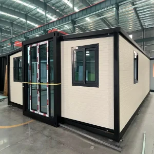 20Ft Expandable Container House 2 Bedroom Luxury Prefab Portable Home Modern Design Multi Purpose Use for Home Office Villa