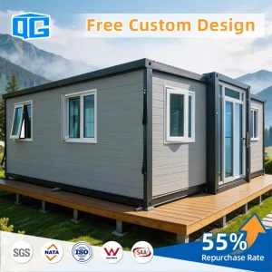 20Ft Expandable Container House 30Ft 40Ft Solar Energy Villa Prefab House 2 3 4 Bedroom Mobile Home