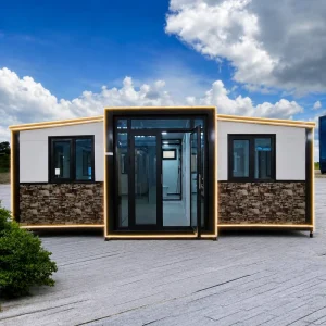 20Ft Expandable Container House Prefab Steel Sandwich Panel Modern Luxury Portable Modular Home Apartment Residential