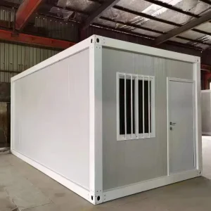 20Ft Prefabricated Modern Steel Container House Breathable Sandwich Panel Wall Flooring for School Restaurant Use