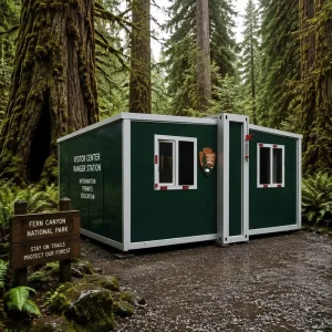20Ft700mm Portable Expandable Prefabricated Container House With Bedroom and Kitchen for Worker Camp Site Shelter
