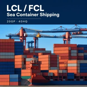 20GP Container FCL Sea Freight Shipping Agent LCL Ocean Freight Forwarder International Service