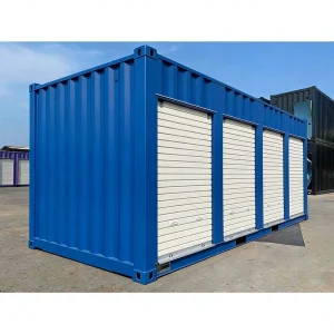 20HC 40HC Shipping Storage Container with Roller Shutter Doors Lockable Movable Steel Container