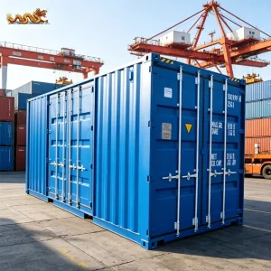 20HQ Single 1 Side Door Opening 20ft High Cube Open Side Dry Van Storage Shipping Container in Tianjin Qingdao Shanghai
