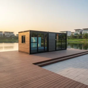 20ft 2 Bedroom Energy Saving Container House with Insulated Walls and Efficient Waterproof Windows Eco Friendly Living Room
