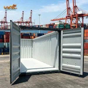 20ft 20 20 Feet Hard Open Top Shipping Container With Removable Steel Cover