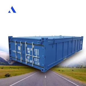 20ft 20 Half Height Hard Open Top CSC Certified Shipping Container with Steel Floor for Sale