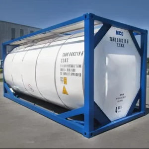 20ft 20.8m3 T75 Tank Container LOX LIN LAr LCO2 LNG LC2H4 Shipping Container