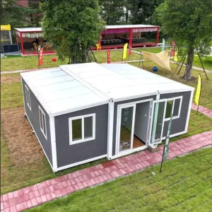 20ft 3 Bedroom Expandable Container House Portable Mobile Home Foldable Steel Structure