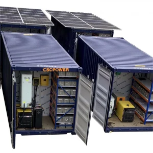 Solar-Powered 20 ft Container Cold Room, Portable Cold Storage for Fish, Meat, Fruit and Vegetables