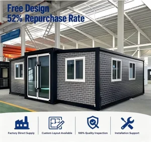 20ft 30ft 40ft Expandable Container House 2 3 4 Bedroom Modular Prefabricated Home