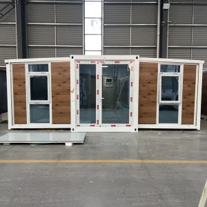 20ft 30ft 40ft Expandable Steel Frame Container House 3 Bedroom Outdoor Modular Living Room Breathable 3D Design
