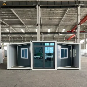 20ft 30ft 40ft Factory Direct Prefab Sandwich Panel Office Residence Temp Buildings Habitable Expandable Folding Container