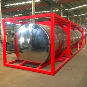 20ft 30ft 40ft Tank Container Middle Heat Insulation 50mm Insulation Layer ISO Standard High Steel Frame Customized Capacity