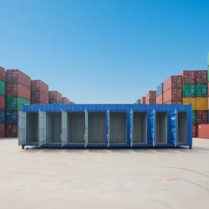 20ft 40HC Container Warehousing Solution Self Storage Units Movable Container Warehouse Roller swiing Door Storage Shed