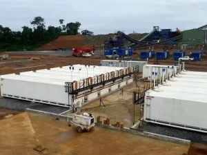20ft 40ft 45ft 30000L-110000 Liters Self Bunded Double Wall Diesel Fuel Storage Tank Farm for Mining Equipment