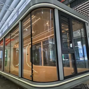 20ft 40ft Chinese Design Sandwich Panel Luxury Hospital Prefabricated Space Capsule Container House Light Steel Structure Frame