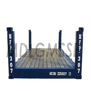 20ft 40ft Collapesible-end Flat Rack Shipping Containers for Sale