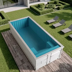 20ft 40ft Contemporary Steel Shipping Container Swimming Pool for Apartment Hotel Use Quick Assembly Eco friendly