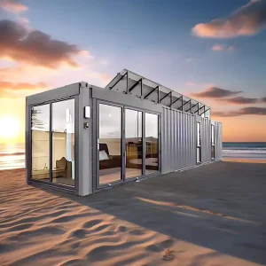 20ft 40ft Customized Modified Hotels Villas Offices Bedrooms House European Toilets Steel Luxury Shipping Container
