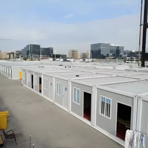 20ft/40ft Flat Pack Shipping Container Home Breathable Design Modern Style CE ISO Certified Portable Temporary Shelter for