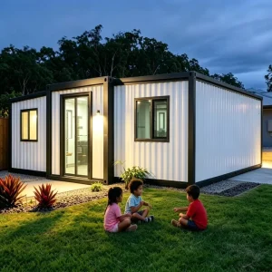 20ft 40ft Foldable Expandable Container House Prefabricated Portable Home 2 Bedroom with Bathroom