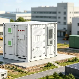 20ft 40ft Large Commercial Industrial Battery Container 720kWh 1.2~2.4MWh Energy Storage System Air Cooling on Grid Lifepo4 Pack