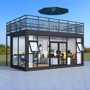 20ft 40ft Luxury Modern Prefab Steel Container House Detachable Expandable Customizable Layout Villa Kitchen Bedroom Apartment