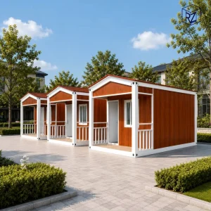 20ft 40ft Luxury Modular Prefab Steel Container House Detachable Camping Home for Apartments and Hotels Ray Zen