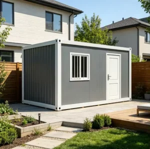 20ft & 40ft Luxury Modular Sandwich Panel Container House Detachable & Portable Prefab Tiny Home for Workshop Use