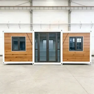 20ft 40ft Luxury Prefab Expandable Wooden European Style Solar Powered Fire Resistant Lightweight Waterproof Bedroom Living Room