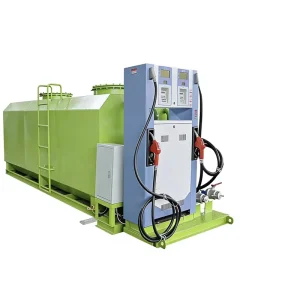 20ft & 40ft Mobile Gasoline & Diesel Storage Tanks with Carbon Steel Pump Self-Bundling Containerized Fuel Stations