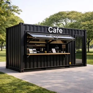 20ft 40ft Modern Design Prefabricated Coffee Shop Modular Shipping Container Cafe for Sale