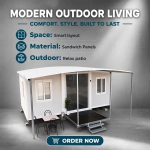 20ft 40ft Modern Expandable Foldable Container House 3 Bedrooms for Apartment Temporary Office Building Accommodation