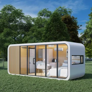 20ft 40ft Modular Prefab Tiny Homes Container Office Portable Home Pod Movable Cabin
