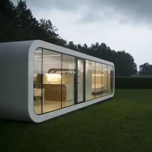 20ft 40ft Modular Prefab Tiny Homes Container Office Portable Home Pod Movable Cabin
