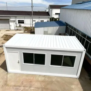 20ft 40ft Portable Prefabricated Mobile Steel Structure Flat Pack Foldable Prefabricated Shipping Metal Container House Frame