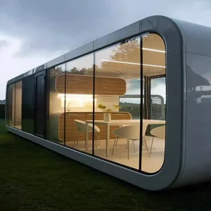 20ft 40ft Prefab Container House Luxury Pod Movable Apple Cabin Custom Modern Mobile Cabin