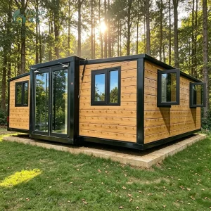 20ft 40ft Prefabricated Modular House 2 3 Bedrooms Folding Mobile Home Tiny House Luxury Prefab Expandable Container House