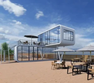 20ft 40ft Prefabricated Modular Mobile Apple Cabin Prefab Villa Pitched Roof Prefabricated Expandable Container House